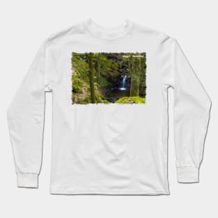 Argyll Waterfall, Scotland Long Sleeve T-Shirt